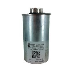 Lennox 100335-15, 45/10 MFD Dual Run Capacitor, 440 VAC, Round