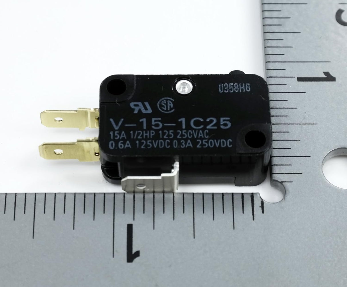 Omron Micro Limit Switch V-15-1C25 15A 125/250VAC #E66D (Pack of 2)