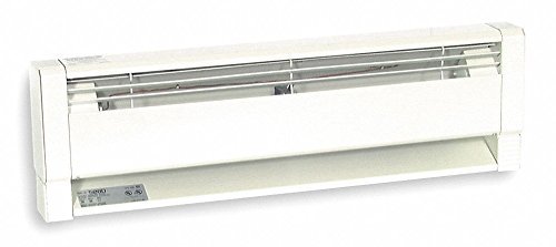 Hydronic Electric Baseboard Heater, Commercial, 120VAC, Amps AC 8.3, 1 Phase, BtuH 3413