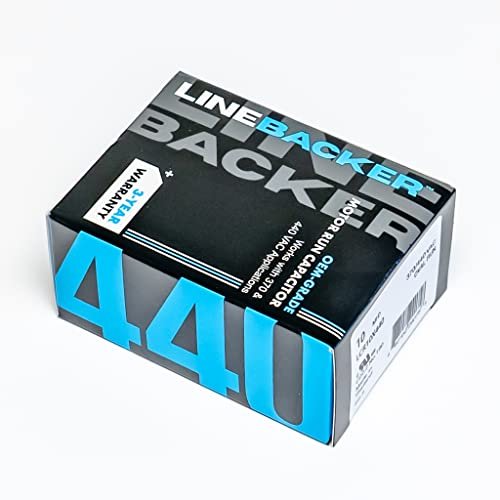 Supco Capacitor Oval Run 10 uf 370/440 Volts for HVAC Motors Compressors LCR10X440 Linebacker