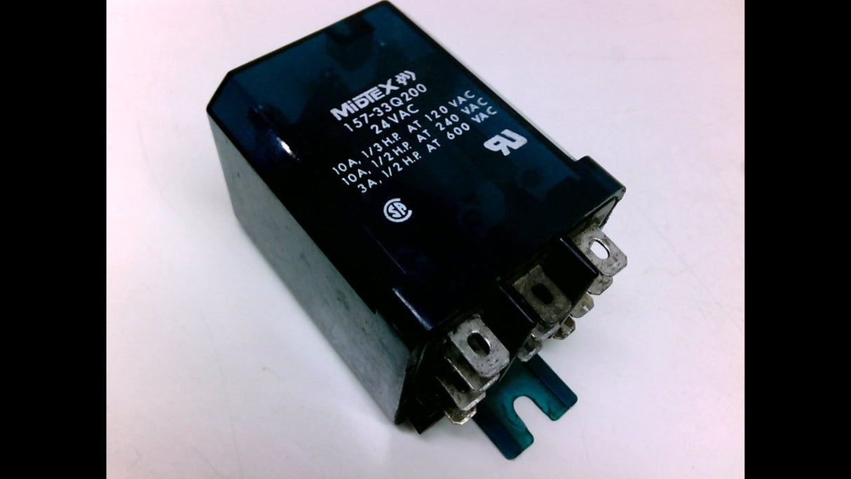 Midtex Relays, Inc. 157-33Q200, Relay 24 Vac 157-33Q200