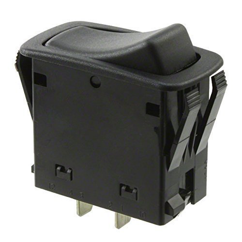 "Carling Technologies L11D1S001-AZZ00-000 Switch, Rocker, L SERIES, NON-Lighted, SPST, ON-NONE-OFF, 22.1MM X 44.1MM MOUNTI"