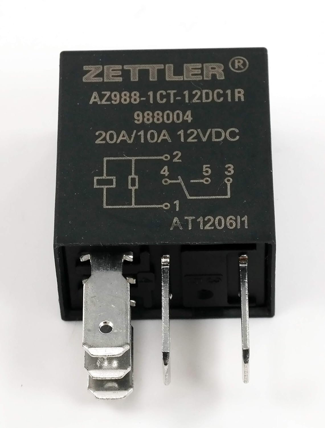 (Pack of 3) American Zettler Fuel Pump Relay Replace Part for 4671168E 72472M