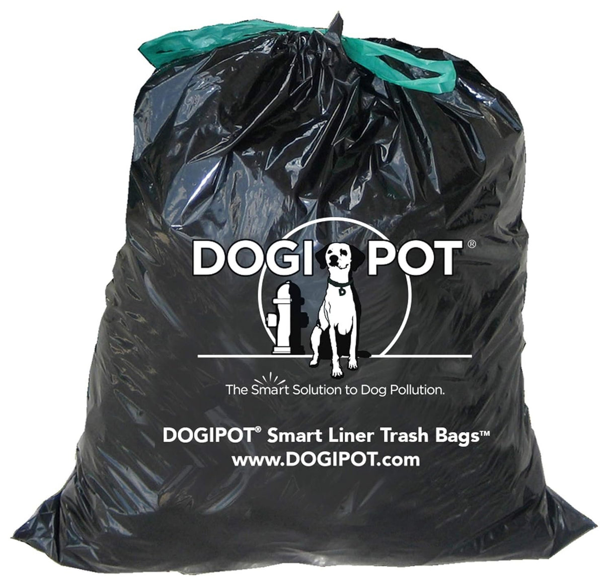 DOGIPOT 1010 Pet Station Includes Sign, Dispenser, Poly Receptacle , Litter Bag Rolls and Liner Trash Bags, Polyethylene, Forest Green (Sign board may vary)
