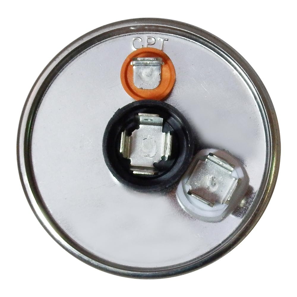 Amrad USA2216 Series Round USA-Made Motor Run Capacitor, 45 Mfd, 370/440 Vac-132331