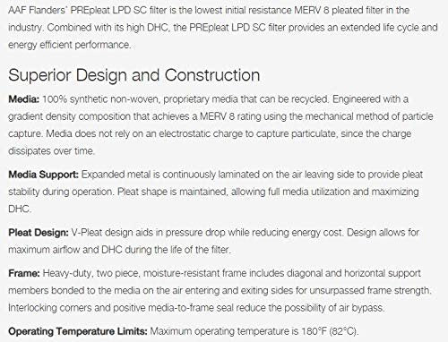 NaturalAire Pre-Pleat 40 Air Filter, MERV 8, 20 x 25 x 2-Inch, 12-Pack