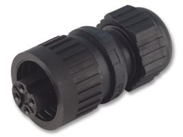 HIRSCHMANN CA3LD Circular Connector, Receptacle, 3+PE, Cable