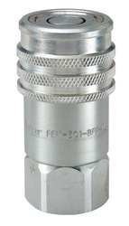 Parker FEM-501-12FO Valved HYD Quick Coupler 1 1/16-12 UNF Female