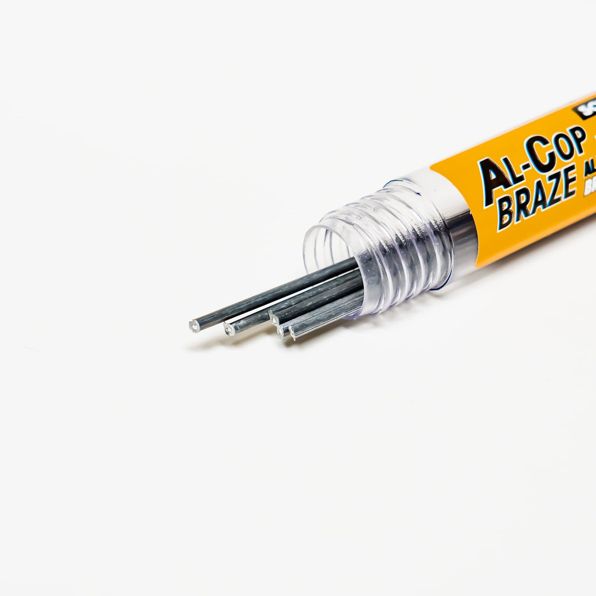 Solderweld SW-ALCU5.5 Al-Cop Braze Aluminum to Copper Brazing 5 8'' Rods per pPack, Silver