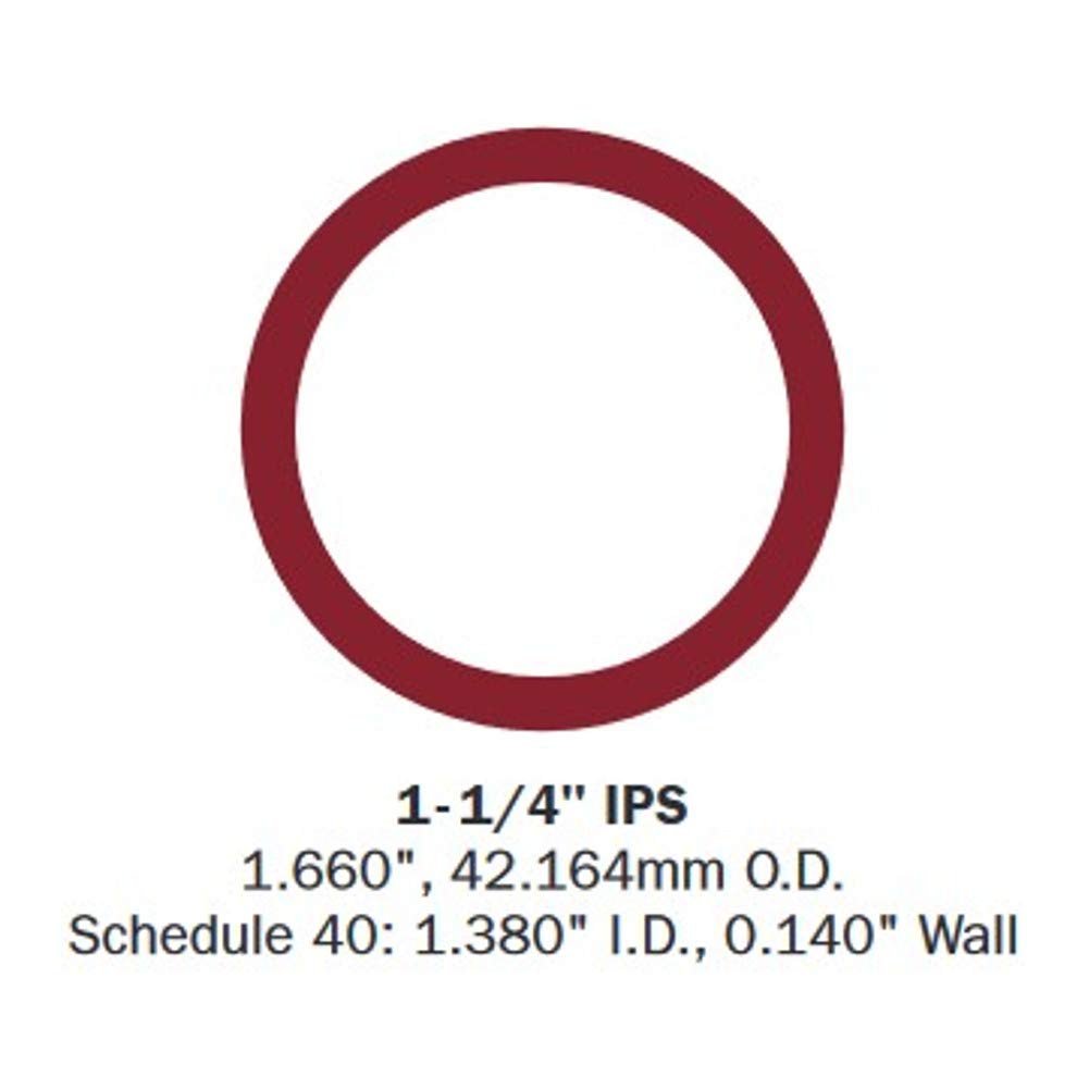 1-1/4" Speed-Rail® Adjustable Elbow/Tee Fits Pipe O.D. 1-5/8"