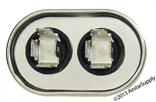 Amrad 4 uf / Mfd Oval Universal Capacitor Replacement Amrad USA2028 Replacement - used for 370 or 440 VAC , Made in the U.S.A.