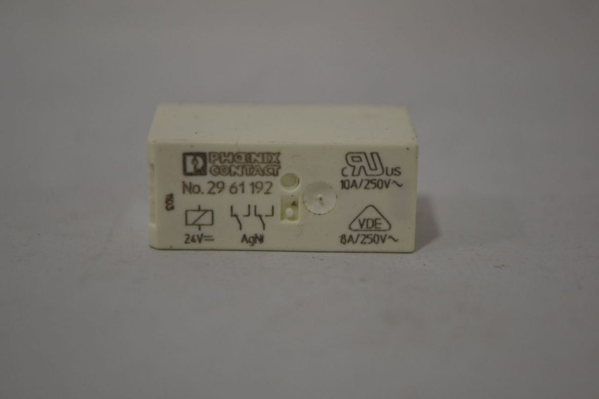 Pheonix Contact 2961192 RELAY, POWER, DPDT, 24VDC, 8A, SOCKET