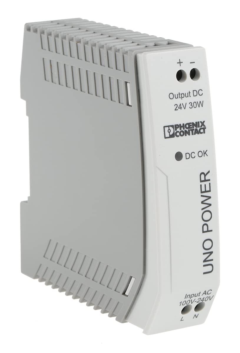 Pheonix Contact UNO-PS/1AC/24DC/30W AC/DC CONVERTER, 30W, 24V, 1.25A