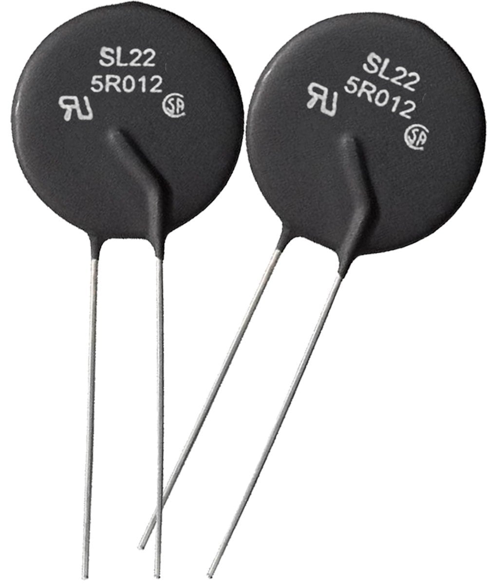 Ametherm SL22 5R012 (Pack of 2) SG26, Sg333, SCK-0512 Inrush Current Limitin, ICL 5 OHM 15% 12A 22MM