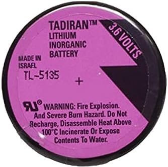 TADIRAN 2 x TL-5135/P 3.6V 1/6D 1.7 Ah Lithium Batteries w/PC Pins