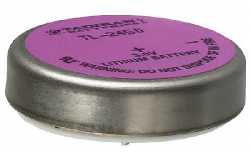 Tadiran TL-2450/P 3.6V 0.55 Ah Lithium Battery w/PC Pins