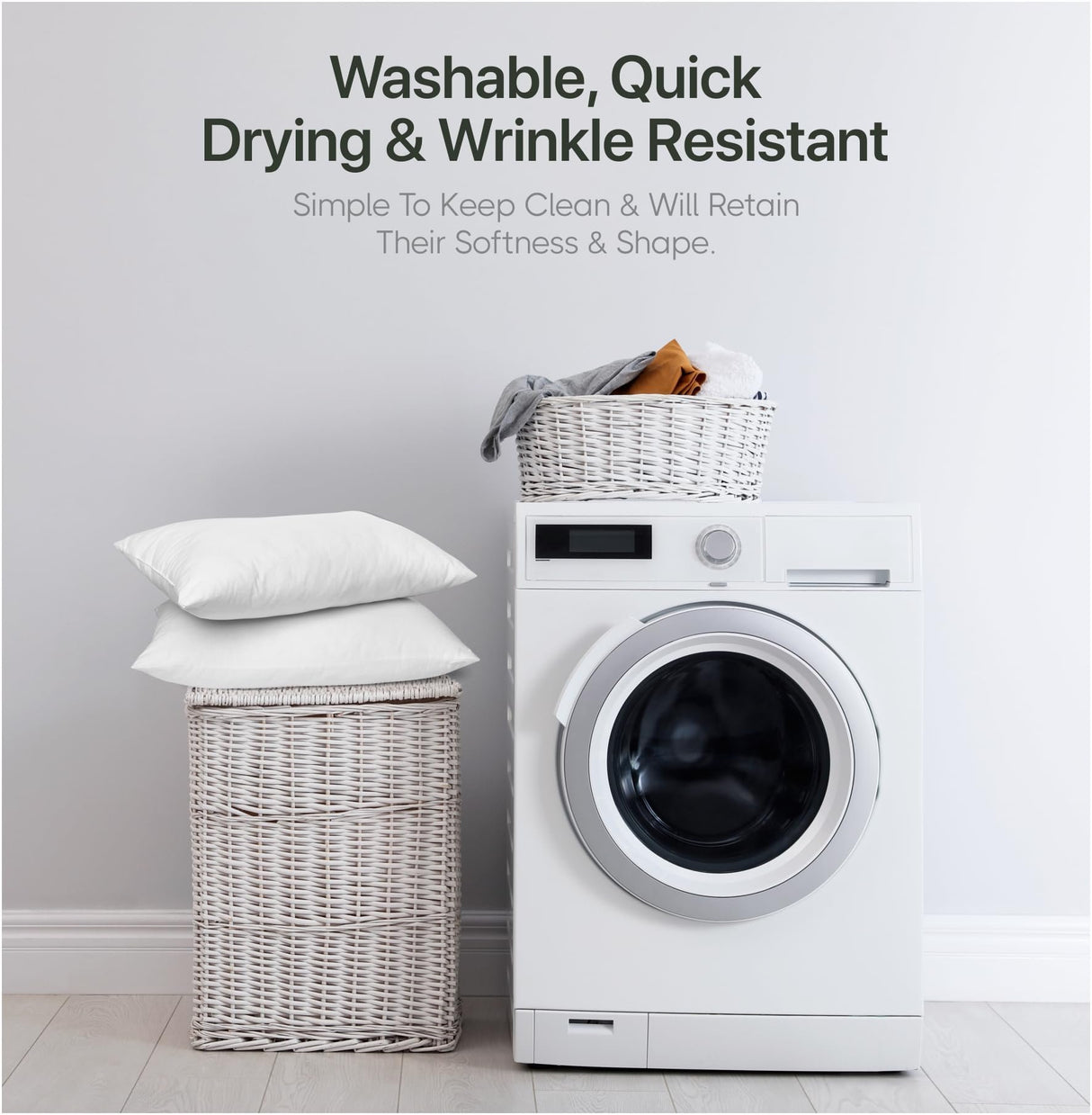 Best Western EVEREST Pillow 2 Pack 20x30, Made in USA, MEDIUM SOFT used in hotels