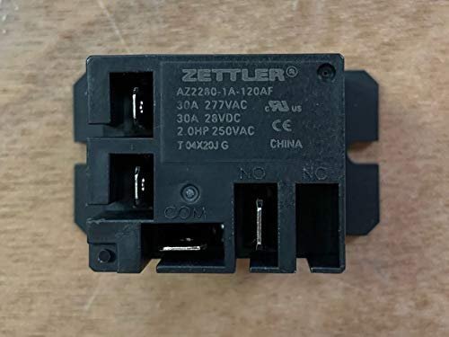 American Zettler, Inc. AZ2280-1A-120AF Relay; Power; Miniature; 30A; SPST; 120VAC; 1 Form A; Sealed, Pack of 4