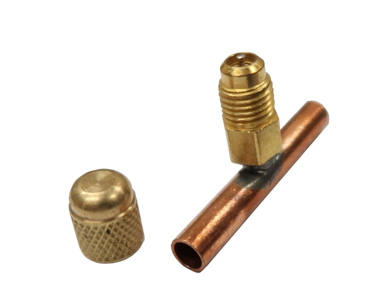 JB Industries A31134 1/4" ODS x 5/16" ODF Slip Fit Copper Braze Tee