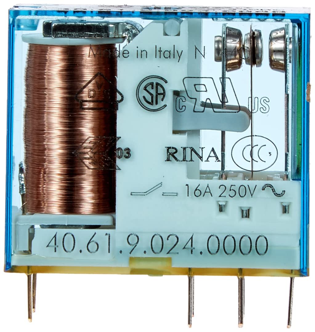 Finder Relay, Spdt, 250Vac, 16A - 40.61.9.024.0000