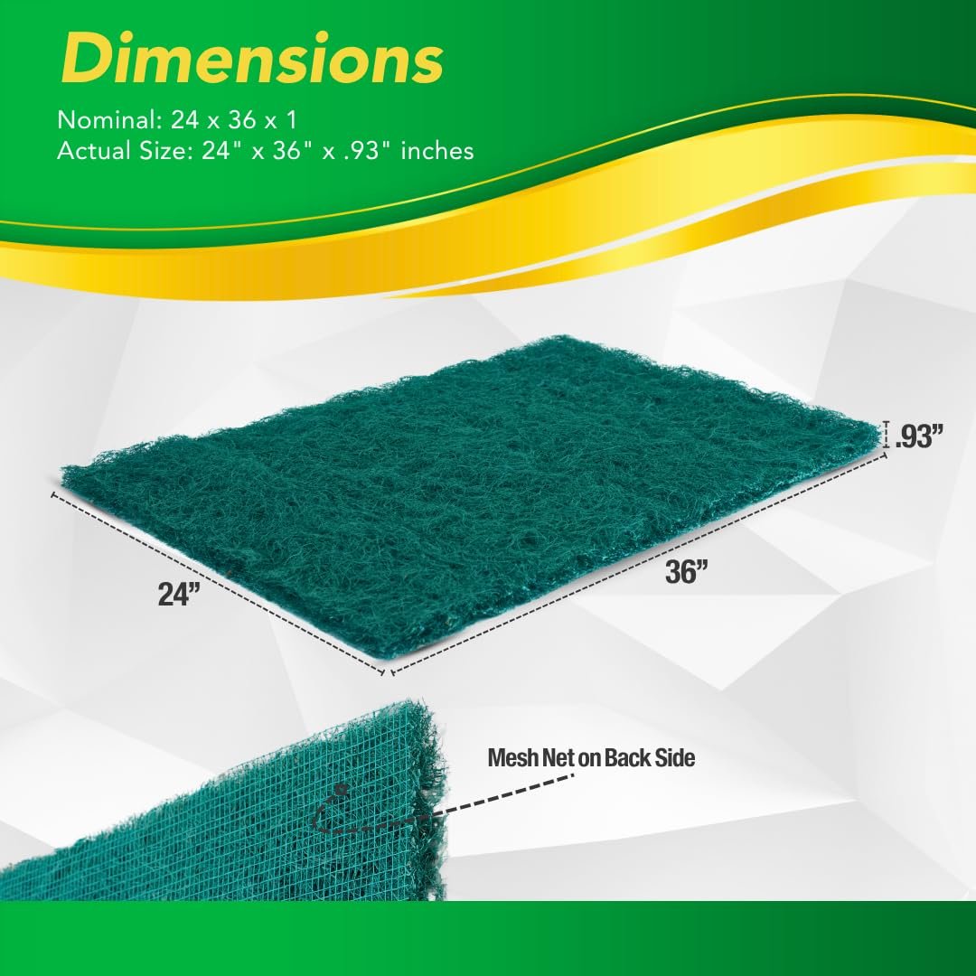 Flanders PrecisionAire 40655.012436 24 by 36 by 1 NaturalAire Cut To Fit Natural Fiber Air Filter