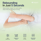 Authentic Choice Hotels’ Luminesse Hypoallergenic Green Label Luxury 2 pcs Soft Pillow, White, Standard (Pack of 2)