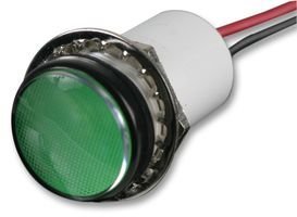 DIALIGHT 557-1603-203F 557 Series Green 17.8 mm 12 V 16 mA LED Indicator Panel Mount - 1 item(s)