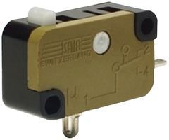 Saia-Burgess Microswitch, Plunger, 1Co, 16A, 250V - XGG3-88-Z1