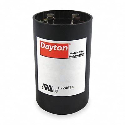 Motor Start Capacitor,43-53 MFD,Round