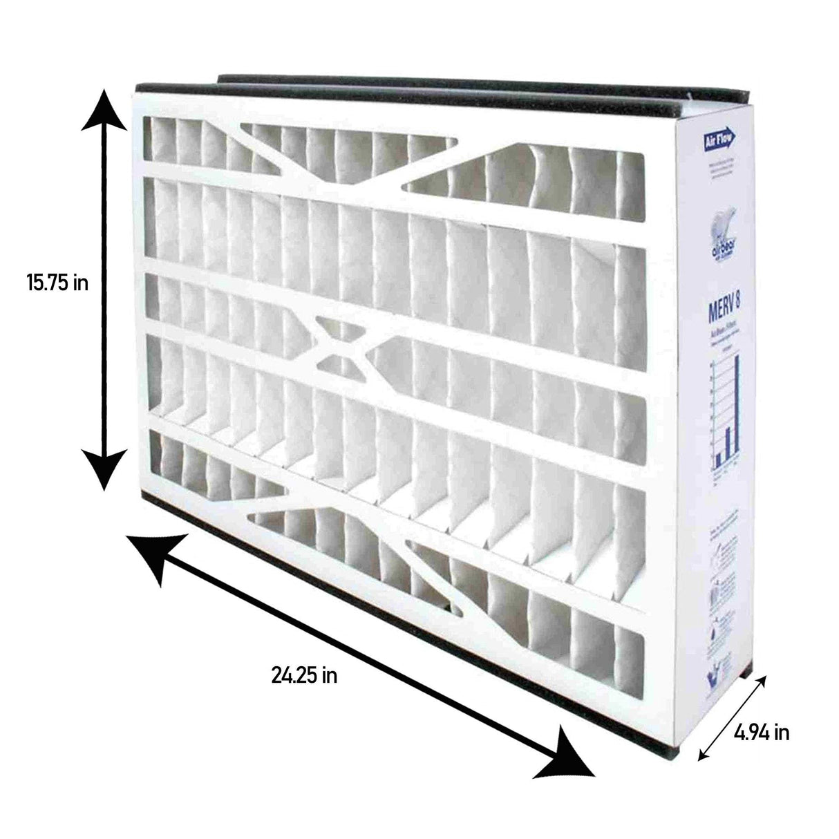 Trion Air Bear 5 Inch MERV 13 High Performance Air Purifier Filter Replacement for Air Cleaner Purification Systems, White (3 Pack)