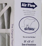 Trion 255649-102 Air Bear 20 x 25 x 5 Inch MERV 8 High Performance Air Purifier Filter Replacement for Air Bear Supreme, Right Angle, and Cub Air Cleaner Purification Systems (3 Pack)