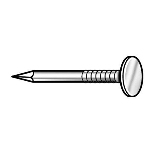 Dayton Roofing Nail,Flat,1 1/2 In L,Pk187,4NEY4