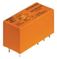TE CONNECTIVITY/SCHRACK RT424615 Power Relay, DPDT, 115VAC, 8A, PC Board