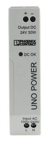 Pheonix Contact UNO-PS/1AC/24DC/30W AC/DC CONVERTER, 30W, 24V, 1.25A