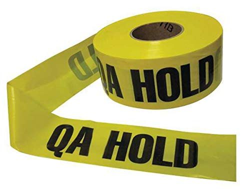 Barricade Tape,Yellow/Black,1000Ft X 3In