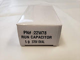 5 mfd 370V Capacitor 100600-01 22W78 Armstrong Lennox