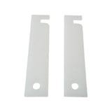 Supco DE7319 Dryer Dum Bearing Glides Slides for GE WE03X37319 2 Glides Per Pkg