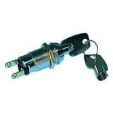 Philmore 5/8" On/Off Key Switch Lock SPST Key Removable On Or Off With 2 Keys and Nut; 30-10078
