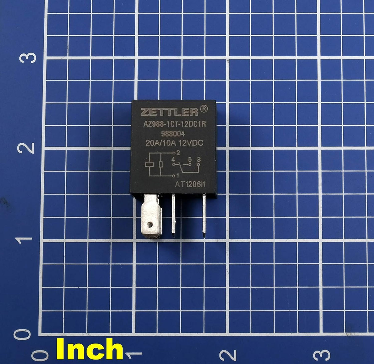 (Pack of 3) American Zettler Fuel Pump Relay Replace Part for 4671168E 72472M