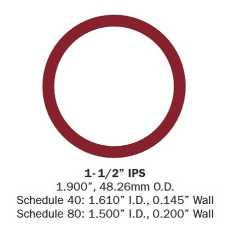 1-1/2" Speed-Rail® Tee Fits Pipe O.D. 1-7/8"