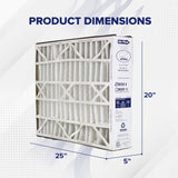 Trion 255649-102 Air Bear 20 x 25 x 5 Inch MERV 8 High Performance Air Purifier Filter Replacement for Air Bear Supreme, Right Angle, and Cub Air Cleaner Purification Systems (3 Pack)