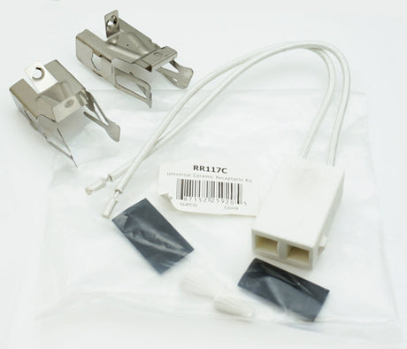 Supco Top Burner Ceramic Receptacle Kit for Whirlpool, AP3075808, PS340571, 330031